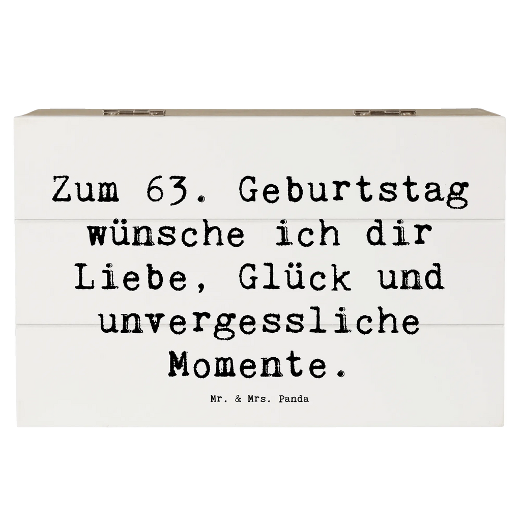 Wooden chest Saying Zum 63. Geburtstag wünsche ich dir Liebe, Glück und unvergessliche Momente. Geschenkdose, Aufbewahrungsbox, Truhe, Erinnerungsbox, Erinnerungskiste, Geschenkbox, Schatulle, Holzkiste, XXL, Schatzkiste, Dekokiste, Kiste, Geburtstag, Geburtstagsgeschenk, Geschenk