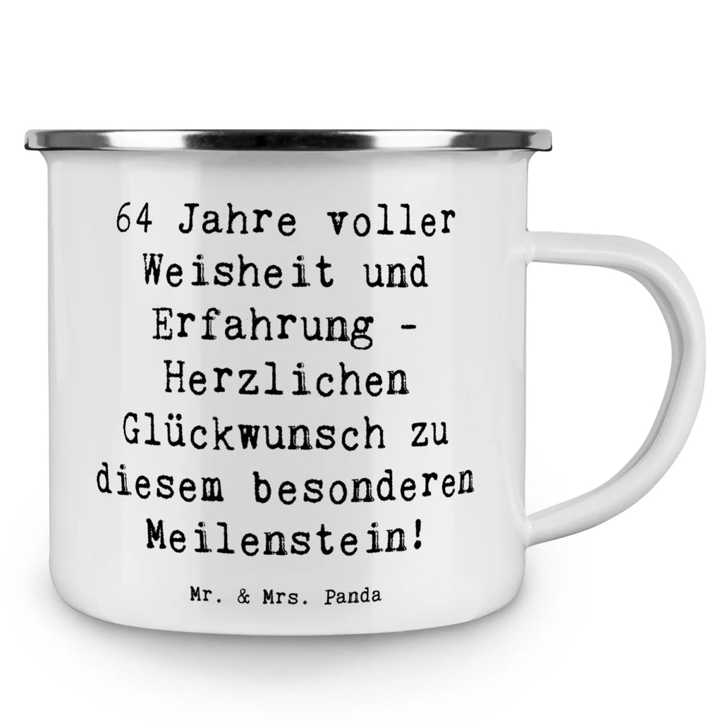 Enamel camping mug Saying 64 Jahre voller Weisheit und Erfahrung - Herzlichen Glückwunsch zu diesem besonderen Meilenstein! Emaille Tasse, Camping Tasse Emaille, Metalltasse, Tasse Camping, Trinkbecher, Blechtasse Outdoor, Emaille Tasse Camping, Blechtasse, Metalltasse für Camping, Emaille Campingbecher, Tasse Emaille, Outdoor Tasse, Blechtassen, Emaille Becher, Edelstahl Trinkbecher, Emaille Tassen, Metall Tasse, Emaille Trinkbecher, Kaffee Blechtasse, Camping Tasse Metall, Outdoor Becher, Camping Tassen Emaille, Campingtassen, Camping Tassen, Emailletasse, Campingtasse, Campingbecher, Camping Becher Edelstahl, Emaille Becher Camping, Camping Becher, Geburtstag, Geburtstagsgeschenk, Geschenk