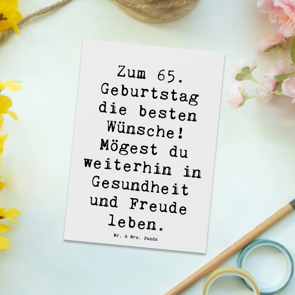 Postkarte Spruch 65. Geburtstag Glückwünsche Postkarte, Ansichtskarten, Karte, Einladung, Geschenkkarte, Einladung Geburtstag, Dankeskarte, Ansichtskarte, Einladungskarte, Einladungskarten Geburtstag, Geburtstagskarte, Grußkarte, Geburtstag, Geburtstagsgeschenk, Geschenk