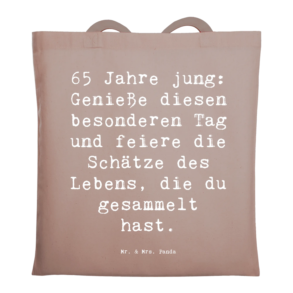 Tragetasche Spruch 65. Geburtstag Feiern Beuteltasche, Beutel, Einkaufstasche, Jutebeutel, Stoffbeutel, Tasche, Shopper, Umhängetasche, Strandtasche, Schultertasche, Stofftasche, Tragetasche, Badetasche, Jutetasche, Einkaufstüte, Laptoptasche, Geburtstag, Geburtstagsgeschenk, Geschenk