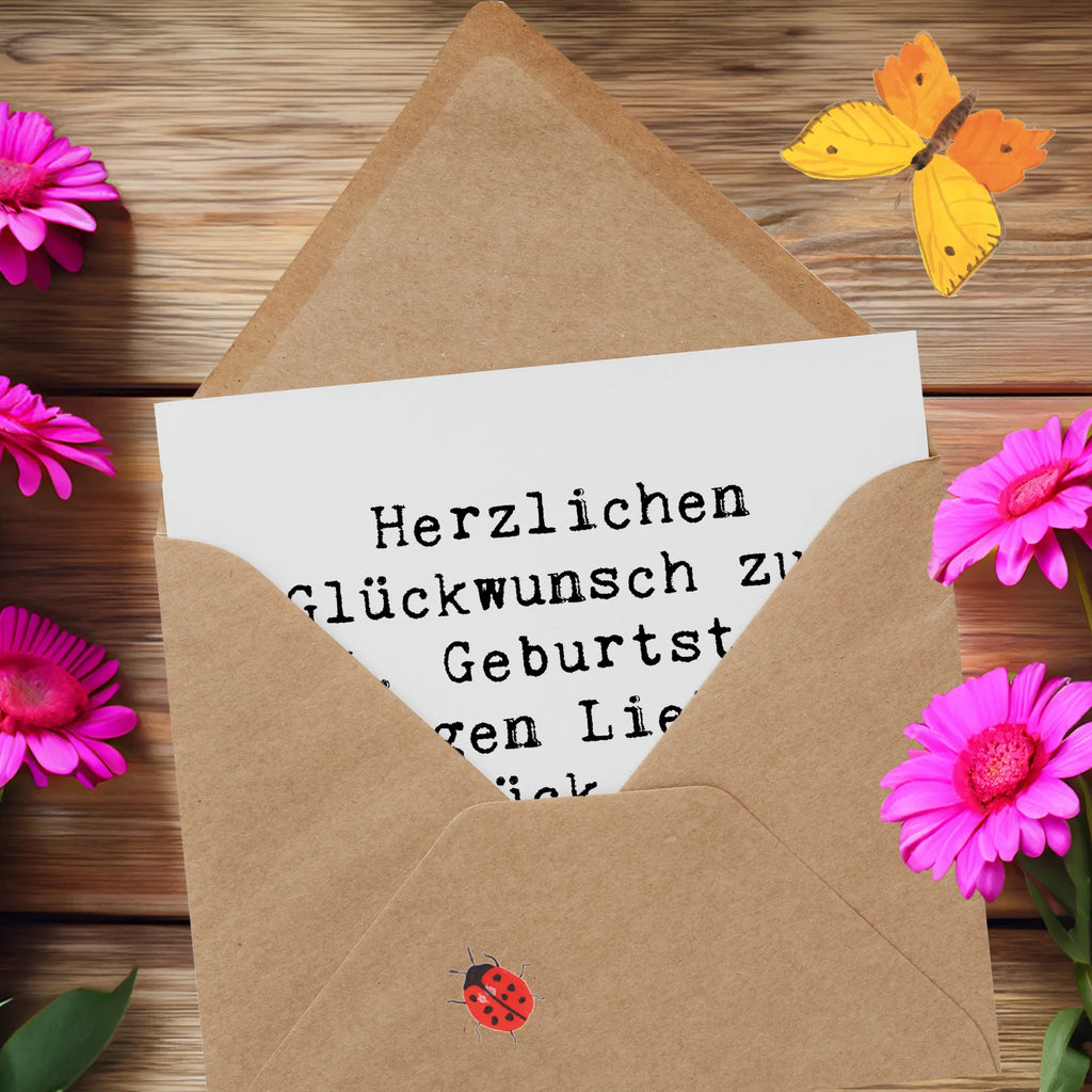 Deluxe Karte Spruch 65. Geburtstag Hochzeitskarte, Karte, Klappkarte, Geburtstagskarte, Einladungskarte, Glückwunschkarte, Grußkarte, Hochwertige Klappkarte, Hochwertige Grußkarte, Geburtstag, Geburtstagsgeschenk, Geschenk