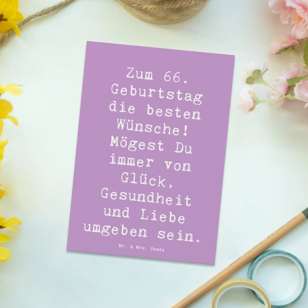 Postkarte Spruch 66. Geburtstag Geschenkkarte, Ansichtskarte, Postkarte, Einladungskarten Geburtstag, Einladungskarte, Dankeskarte, Einladung, Ansichtskarten, Einladung Geburtstag, Geburtstagskarte, Karte, Grußkarte, Geburtstag, Geburtstagsgeschenk, Geschenk