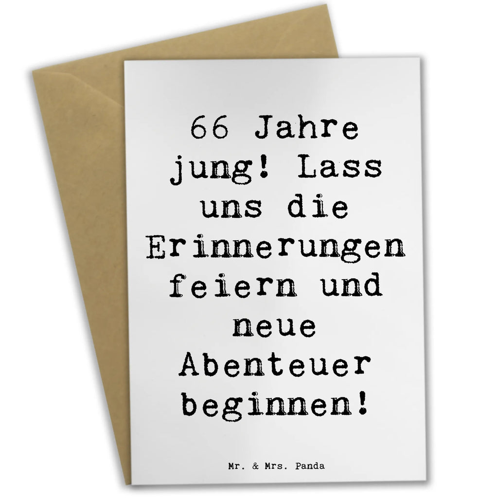 Grußkarte Spruch 66. Geburtstag Feiern Klappkarte, Karte, Ansichtskarten, Hochzeitskarte, Einladungskarte, Grußkarte, Glückwunschkarte, Geburtstagskarte, Geburtstag, Geburtstagsgeschenk, Geschenk