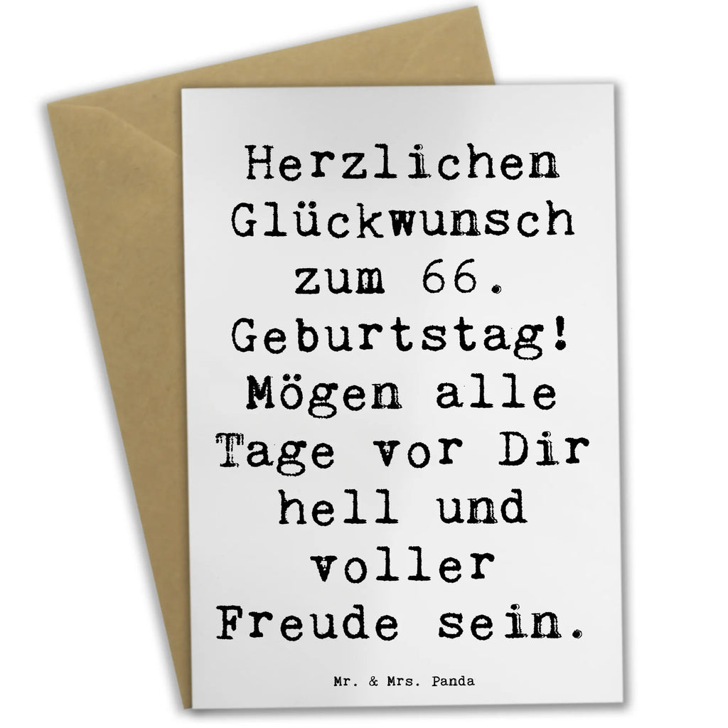 Grußkarte Spruch 66. Geburtstag Glückwünsche Geburtstagskarte, Glückwunschkarte, Karte, Hochzeitskarte, Grußkarte, Klappkarte, Ansichtskarten, Einladungskarte, Geburtstag, Geburtstagsgeschenk, Geschenk