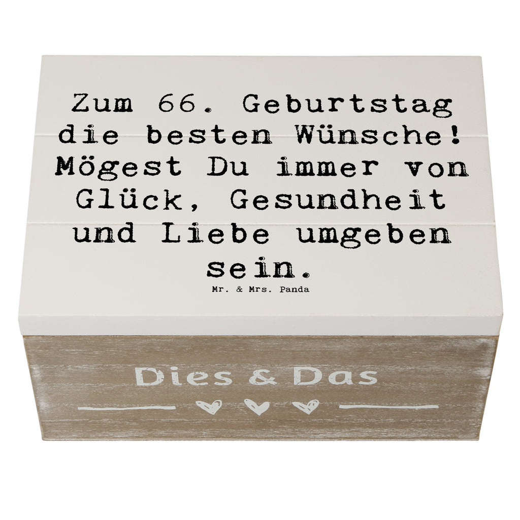 Holzkiste Spruch 66. Geburtstag XXL, Erinnerungsbox, Dekokiste, Kiste, Schatulle, Geschenkbox, Holzkiste, Truhe, Aufbewahrungsbox, Schatzkiste, Erinnerungskiste, Geschenkdose, Geburtstag, Geburtstagsgeschenk, Geschenk