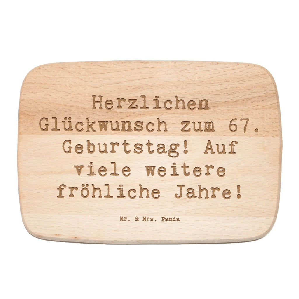 Küchenbrett Spruch 67. Geburtstag Freude Frühstücksbrett, Schneidebrett Holz, Frühstücksbrettchen, Holzbrett, Küchenbrett, Schneidebrett, Geburtstag, Geburtstagsgeschenk, Geschenk