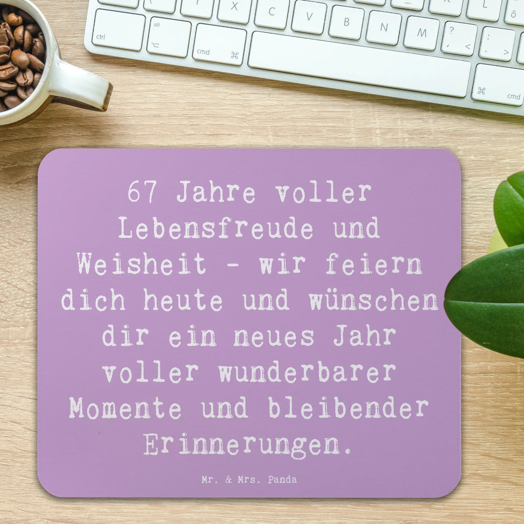 Mauspad Spruch 67. Geburtstag Mauspad, PC Zubehör, Mousepad, Computer zubehör, Designer Mauspad, Einzigartiges Mauspad, Mausunterlage, Büroausstattung, Mauspad Büro, Arbeitszimmer, Geburtstag, Geburtstagsgeschenk, Geschenk