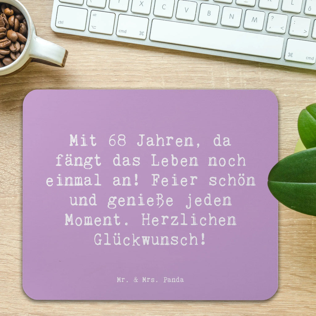 Mauspad Spruch 68. Geburtstag Freude Mauspad Büro, Computer zubehör, Büroausstattung, Einzigartiges Mauspad, Mauspad, Mausunterlage, Arbeitszimmer, PC Zubehör, Mousepad, Designer Mauspad, Geburtstag, Geburtstagsgeschenk, Geschenk