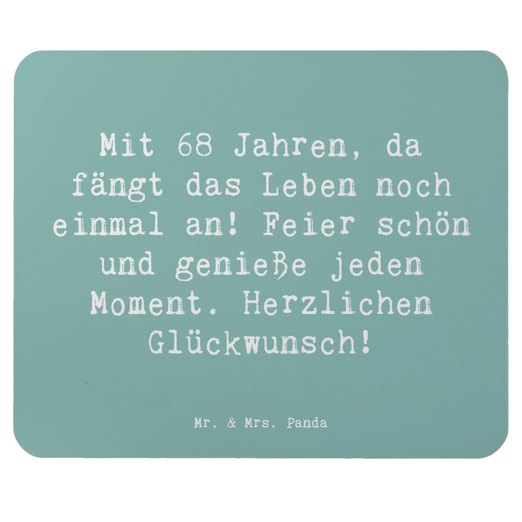 Mauspad Spruch 68. Geburtstag Freude Mauspad Büro, Computer zubehör, Büroausstattung, Einzigartiges Mauspad, Mauspad, Mausunterlage, Arbeitszimmer, PC Zubehör, Mousepad, Designer Mauspad, Geburtstag, Geburtstagsgeschenk, Geschenk