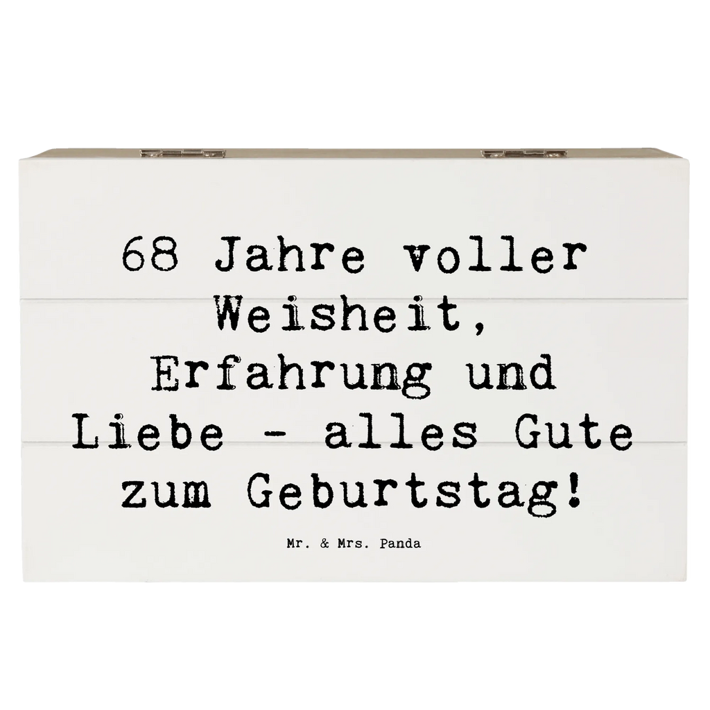 Holzkiste Spruch 68. Geburtstag Holzkiste, Schatulle, Aufbewahrungsbox, Geschenkdose, Erinnerungskiste, Erinnerungsbox, Dekokiste, Schatzkiste, Geschenkbox, Truhe, Kiste, XXL, Geburtstag, Geburtstagsgeschenk, Geschenk