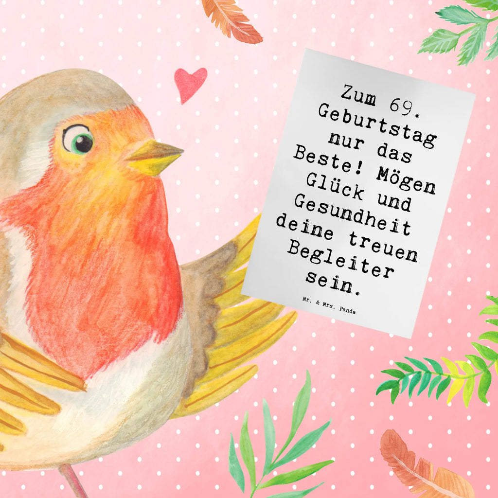 Grußkarte Spruch 69. Geburtstag Glück Geburtstagskarte, Karte, Grußkarte, Einladungskarte, Glückwunschkarte, Klappkarte, Hochzeitskarte, Ansichtskarten, Geburtstag, Geburtstagsgeschenk, Geschenk