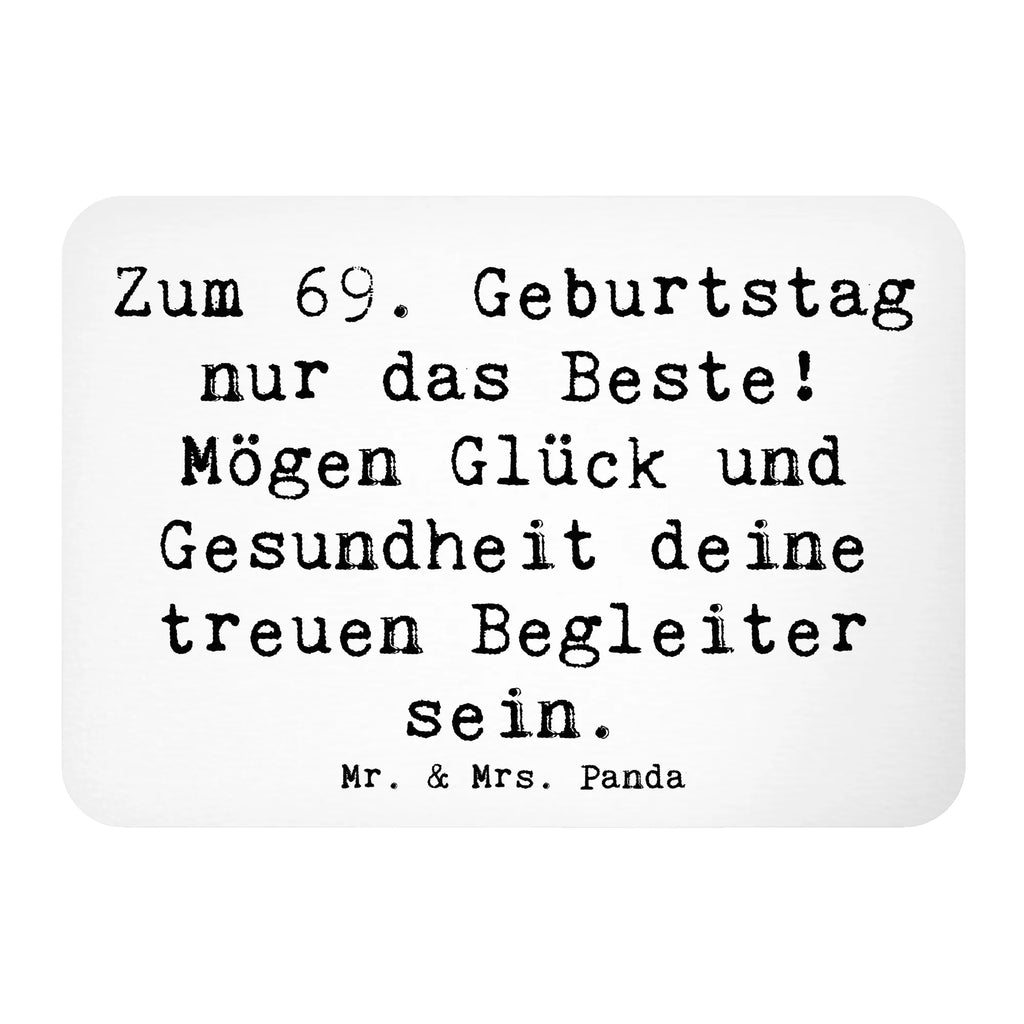 Magnet Spruch 69. Geburtstag Glück Notiz Magnet, Souvenir Magnet, Kühlschrank Dekoration, Pinnwandmagnet, Dekomagnet, Motivmagnete, Kühlschrankmagnet, Whiteboard Magnet, Geburtstag, Geburtstagsgeschenk, Geschenk
