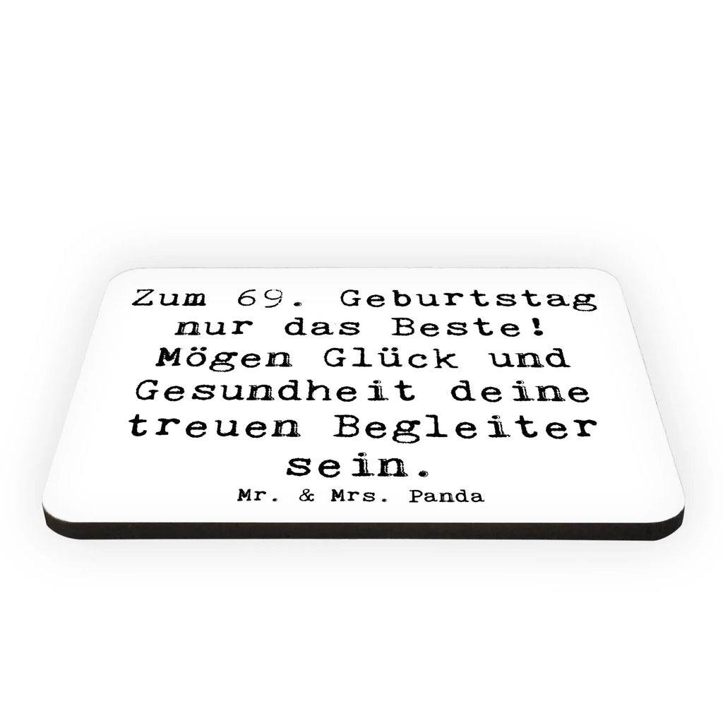 Magnet Spruch 69. Geburtstag Glück Notiz Magnet, Souvenir Magnet, Kühlschrank Dekoration, Pinnwandmagnet, Dekomagnet, Motivmagnete, Kühlschrankmagnet, Whiteboard Magnet, Geburtstag, Geburtstagsgeschenk, Geschenk
