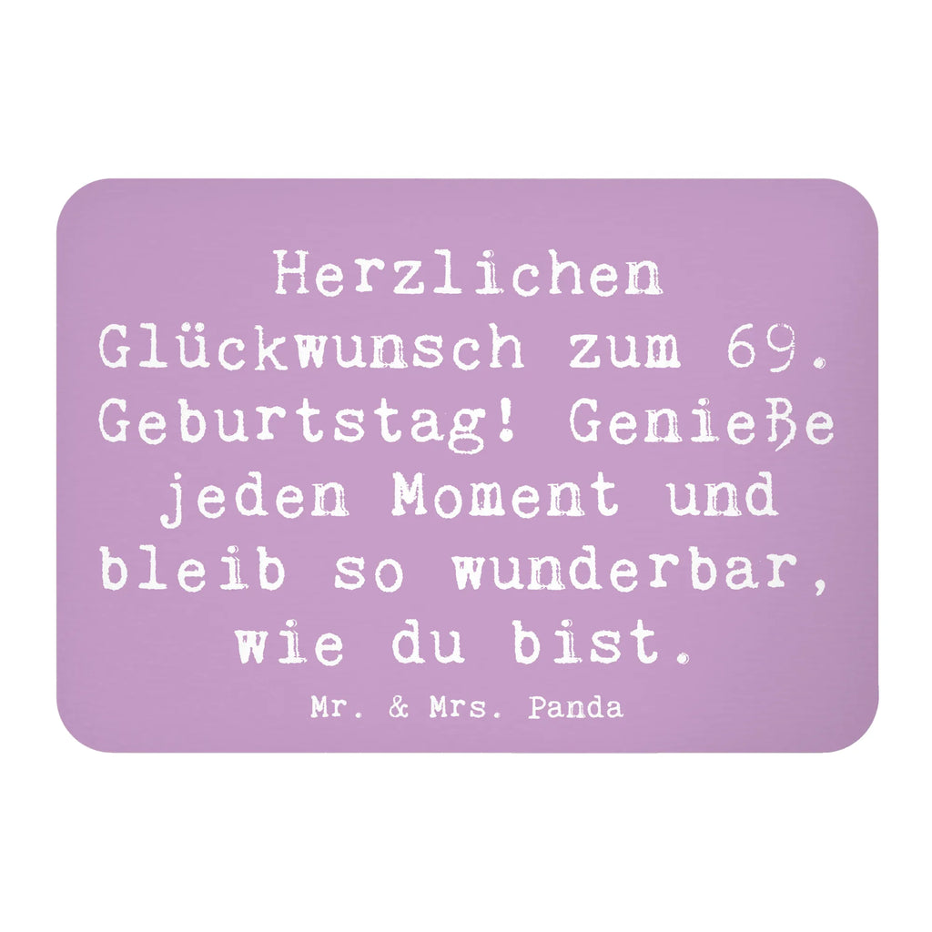 Magnet Spruch 69. Geburtstag Glückwünsche Kühlschrankmagnet, Dekomagnet, Souvenir Magnet, Whiteboard Magnet, Notiz Magnet, Motivmagnete, Kühlschrank Dekoration, Pinnwandmagnet, Geburtstag, Geburtstagsgeschenk, Geschenk