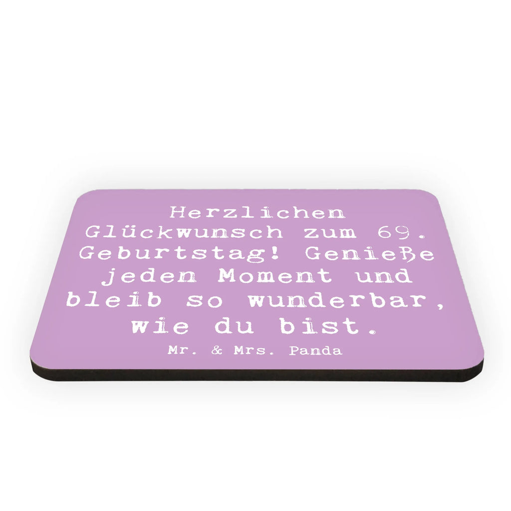 Magnet Spruch 69. Geburtstag Glückwünsche Kühlschrankmagnet, Dekomagnet, Souvenir Magnet, Whiteboard Magnet, Notiz Magnet, Motivmagnete, Kühlschrank Dekoration, Pinnwandmagnet, Geburtstag, Geburtstagsgeschenk, Geschenk