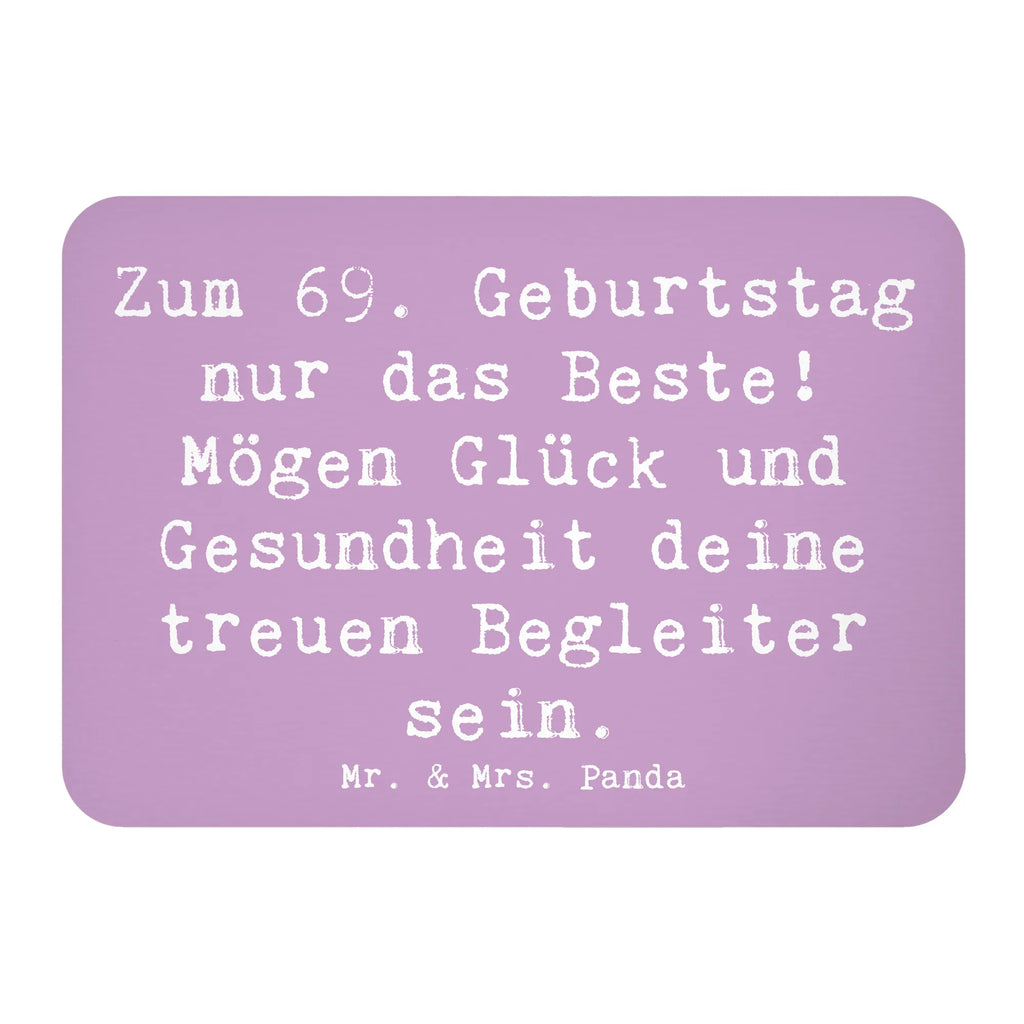 Magnet Spruch 69. Geburtstag Glück Notiz Magnet, Souvenir Magnet, Kühlschrank Dekoration, Pinnwandmagnet, Dekomagnet, Motivmagnete, Kühlschrankmagnet, Whiteboard Magnet, Geburtstag, Geburtstagsgeschenk, Geschenk