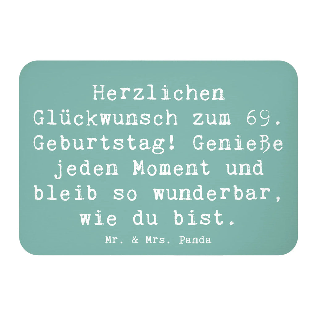 Magnet Spruch 69. Geburtstag Glückwünsche Kühlschrankmagnet, Dekomagnet, Souvenir Magnet, Whiteboard Magnet, Notiz Magnet, Motivmagnete, Kühlschrank Dekoration, Pinnwandmagnet, Geburtstag, Geburtstagsgeschenk, Geschenk