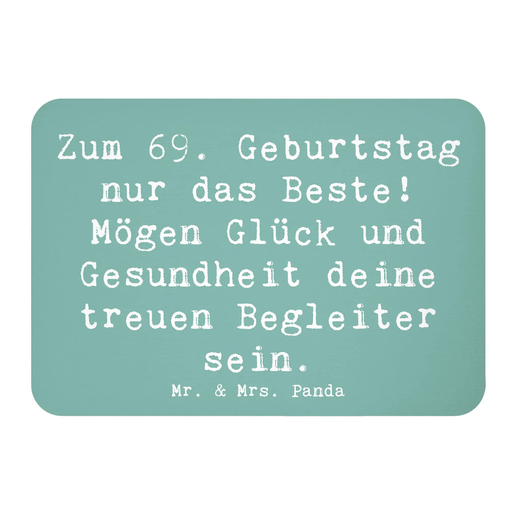Magnet Spruch 69. Geburtstag Glück Notiz Magnet, Souvenir Magnet, Kühlschrank Dekoration, Pinnwandmagnet, Dekomagnet, Motivmagnete, Kühlschrankmagnet, Whiteboard Magnet, Geburtstag, Geburtstagsgeschenk, Geschenk