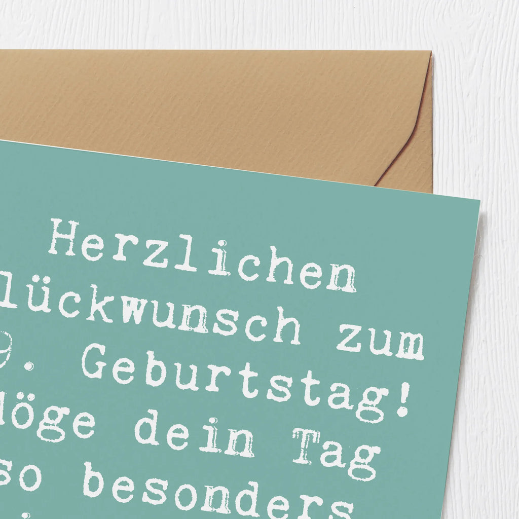 Deluxe Card Saying Herzlichen Glückwunsch zum 69. Geburtstag! Möge dein Tag so besonders sein wie du es bist. Karte, Glückwunschkarte, Geburtstagskarte, Hochwertige Klappkarte, Hochwertige Grußkarte, Grußkarte, Hochzeitskarte, Einladungskarte, Klappkarte, Geburtstag, Geburtstagsgeschenk, Geschenk