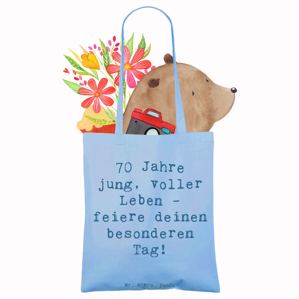 Tragetasche Spruch 70. Geburtstag Feier Beuteltasche, Beutel, Einkaufstasche, Jutebeutel, Stoffbeutel, Tasche, Shopper, Umhängetasche, Strandtasche, Schultertasche, Stofftasche, Tragetasche, Badetasche, Jutetasche, Einkaufstüte, Laptoptasche, Geburtstag, Geburtstagsgeschenk, Geschenk