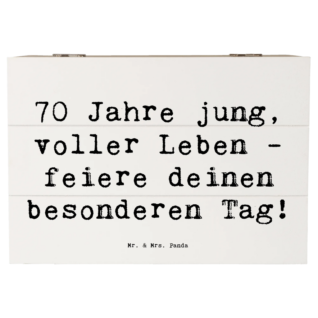 Holzkiste Spruch 70. Geburtstag Feier Schatulle, Erinnerungskiste, Kiste, Geschenkdose, XXL, Erinnerungsbox, Aufbewahrungsbox, Schatzkiste, Geschenkbox, Holzkiste, Dekokiste, Truhe, Geburtstag, Geburtstagsgeschenk, Geschenk