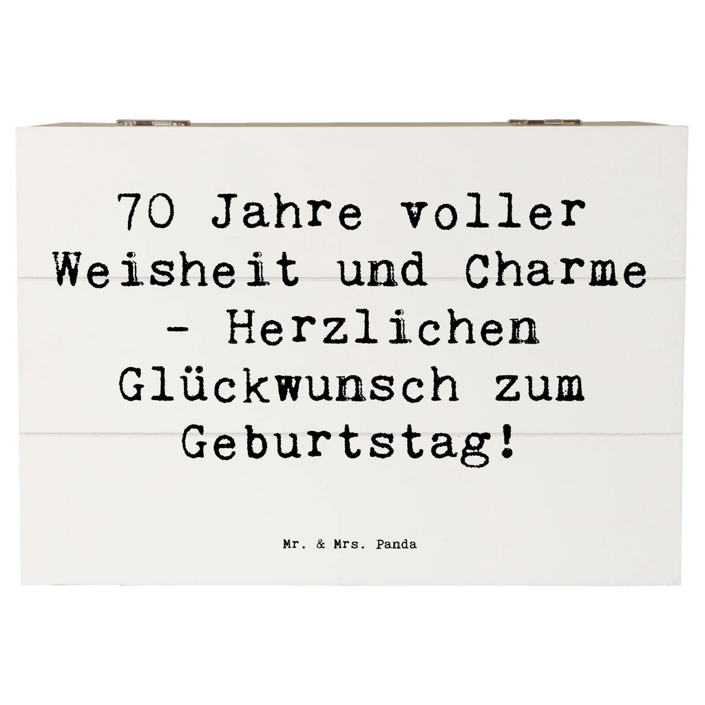 Holzkiste Spruch 70. Geburtstag Erinnerungskiste, Dekokiste, Aufbewahrungsbox, Geschenkbox, Holzkiste, Erinnerungsbox, XXL, Kiste, Schatzkiste, Geschenkdose, Schatulle, Truhe, Geburtstag, Geburtstagsgeschenk, Geschenk