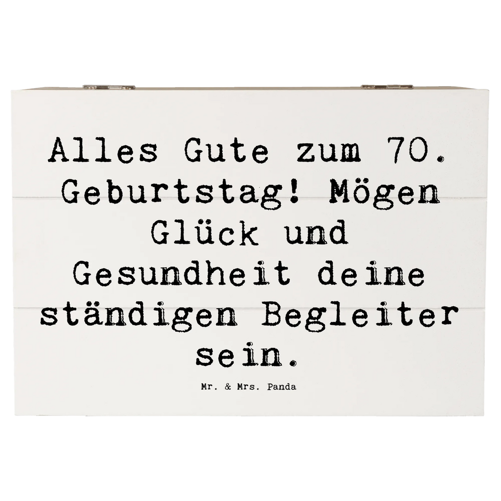 Holzkiste Spruch 70. Geburtstag Glück und Gesundheit Truhe, Dekokiste, Kiste, Aufbewahrungsbox, Erinnerungsbox, Schatzkiste, Geschenkdose, XXL, Schatulle, Holzkiste, Erinnerungskiste, Geschenkbox, Geburtstag, Geburtstagsgeschenk, Geschenk