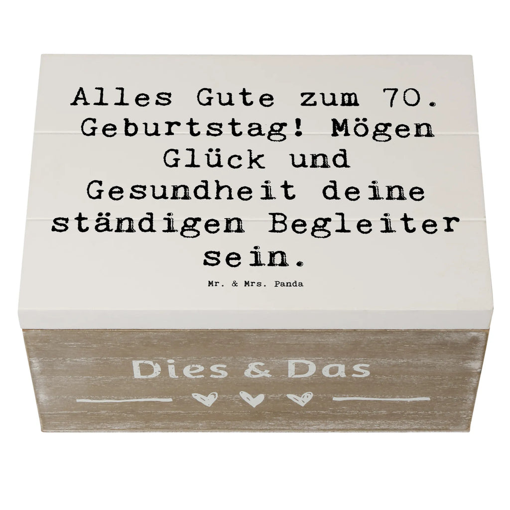 Holzkiste Spruch 70. Geburtstag Glück und Gesundheit Truhe, Dekokiste, Kiste, Aufbewahrungsbox, Erinnerungsbox, Schatzkiste, Geschenkdose, XXL, Schatulle, Holzkiste, Erinnerungskiste, Geschenkbox, Geburtstag, Geburtstagsgeschenk, Geschenk