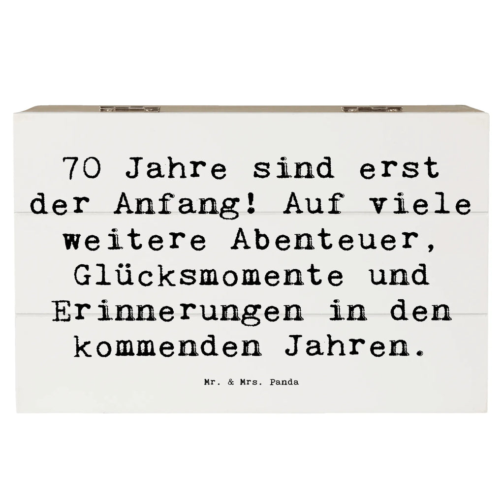Holzkiste Spruch 70. Geburtstag Beginn Dekokiste, Holzkiste, Schatulle, XXL, Schatzkiste, Truhe, Geschenkdose, Erinnerungsbox, Geschenkbox, Erinnerungskiste, Kiste, Aufbewahrungsbox, Geburtstag, Geburtstagsgeschenk, Geschenk