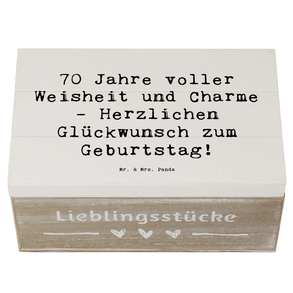 Holzkiste Spruch 70. Geburtstag Erinnerungskiste, Dekokiste, Aufbewahrungsbox, Geschenkbox, Holzkiste, Erinnerungsbox, XXL, Kiste, Schatzkiste, Geschenkdose, Schatulle, Truhe, Geburtstag, Geburtstagsgeschenk, Geschenk