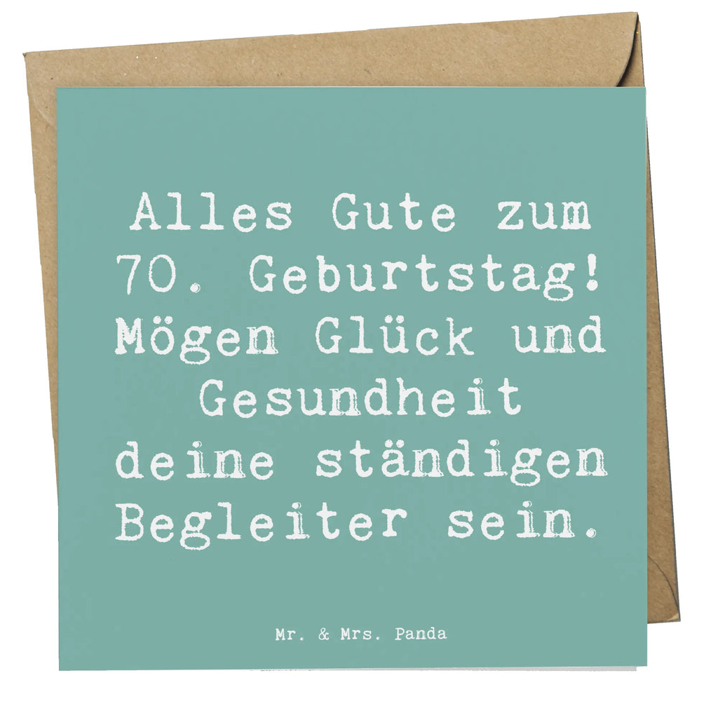 Karta Deluxe Powiedzenie Alles Gute zum 70. Geburtstag! Mögen Glück und Gesundheit deine ständigen Begleiter sein. Hochzeitskarte, Hochwertige Grußkarte, Glückwunschkarte, Grußkarte, Klappkarte, Geburtstagskarte, Hochwertige Klappkarte, Einladungskarte, Karte, Geburtstag, Geburtstagsgeschenk, Geschenk