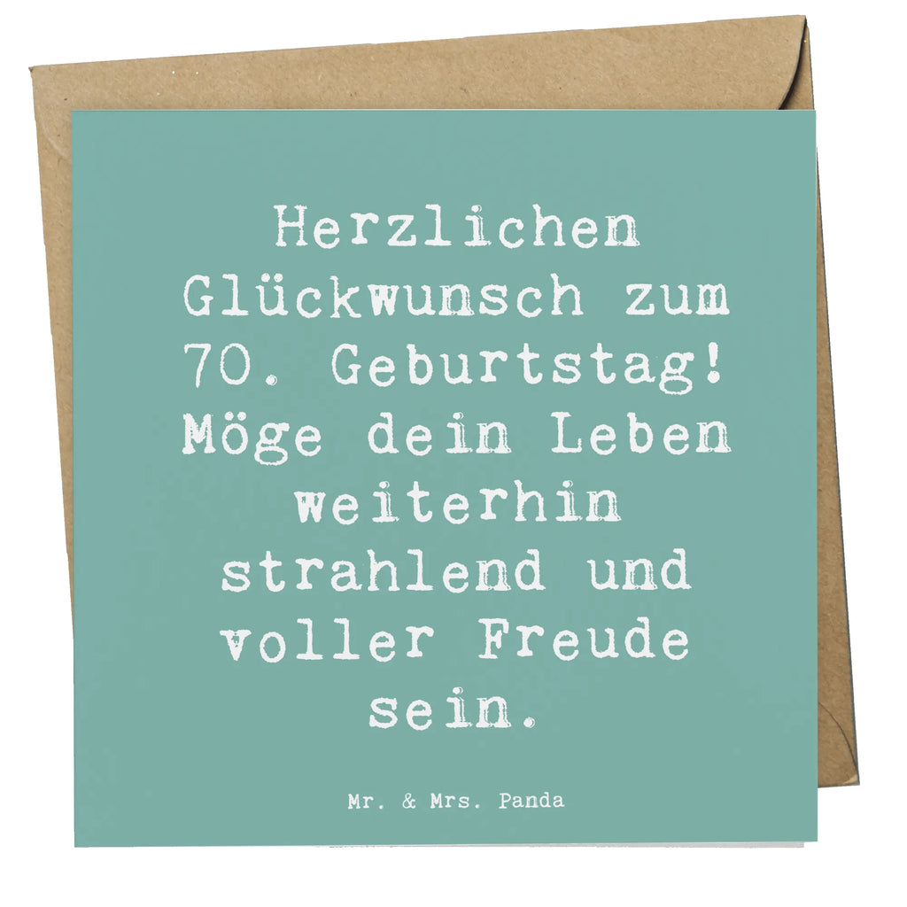Deluxe Card Saying Herzlichen Glückwunsch zum 70. Geburtstag! Möge dein Leben weiterhin strahlend und voller Freude sein. Hochzeitskarte, Hochwertige Klappkarte, Geburtstagskarte, Hochwertige Grußkarte, Karte, Klappkarte, Einladungskarte, Glückwunschkarte, Grußkarte, Geburtstag, Geburtstagsgeschenk, Geschenk