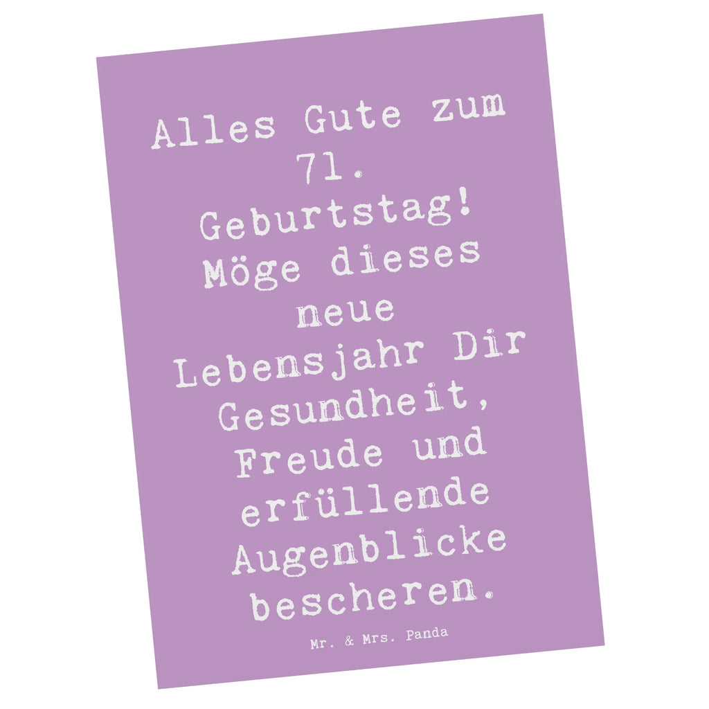 Postkarte Spruch 71. Geburtstag Grußkarte, Geburtstagskarte, Einladungskarten Geburtstag, Einladung Geburtstag, Ansichtskarten, Postkarte, Karte, Einladung, Dankeskarte, Einladungskarte, Ansichtskarte, Geschenkkarte, Geburtstag, Geburtstagsgeschenk, Geschenk