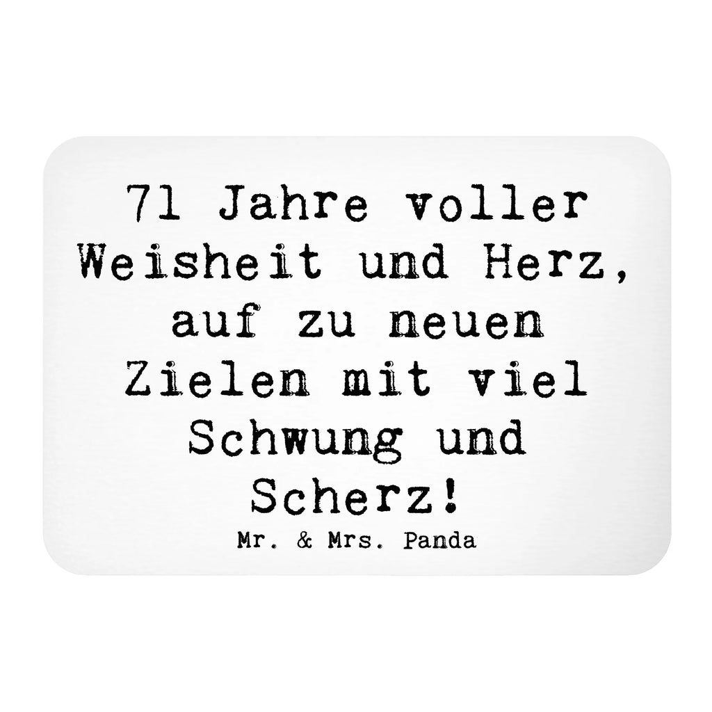 Magnet Spruch 71. Geburtstag Whiteboard Magnet, Kühlschrankmagnet, Souvenir Magnet, Motivmagnete, Kühlschrank Dekoration, Pinnwandmagnet, Dekomagnet, Notiz Magnet, Geburtstag, Geburtstagsgeschenk, Geschenk
