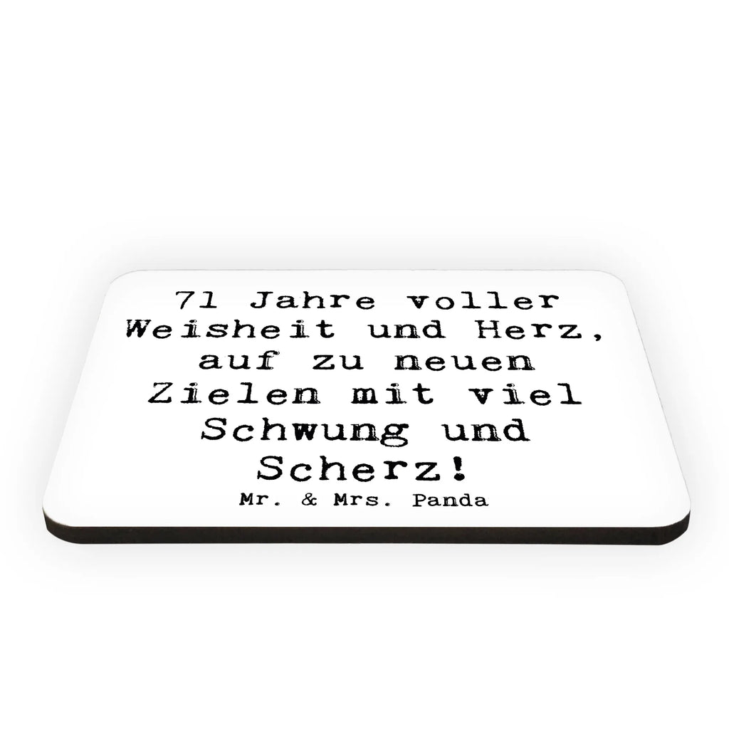 Magnet Spruch 71. Geburtstag Whiteboard Magnet, Kühlschrankmagnet, Souvenir Magnet, Motivmagnete, Kühlschrank Dekoration, Pinnwandmagnet, Dekomagnet, Notiz Magnet, Geburtstag, Geburtstagsgeschenk, Geschenk