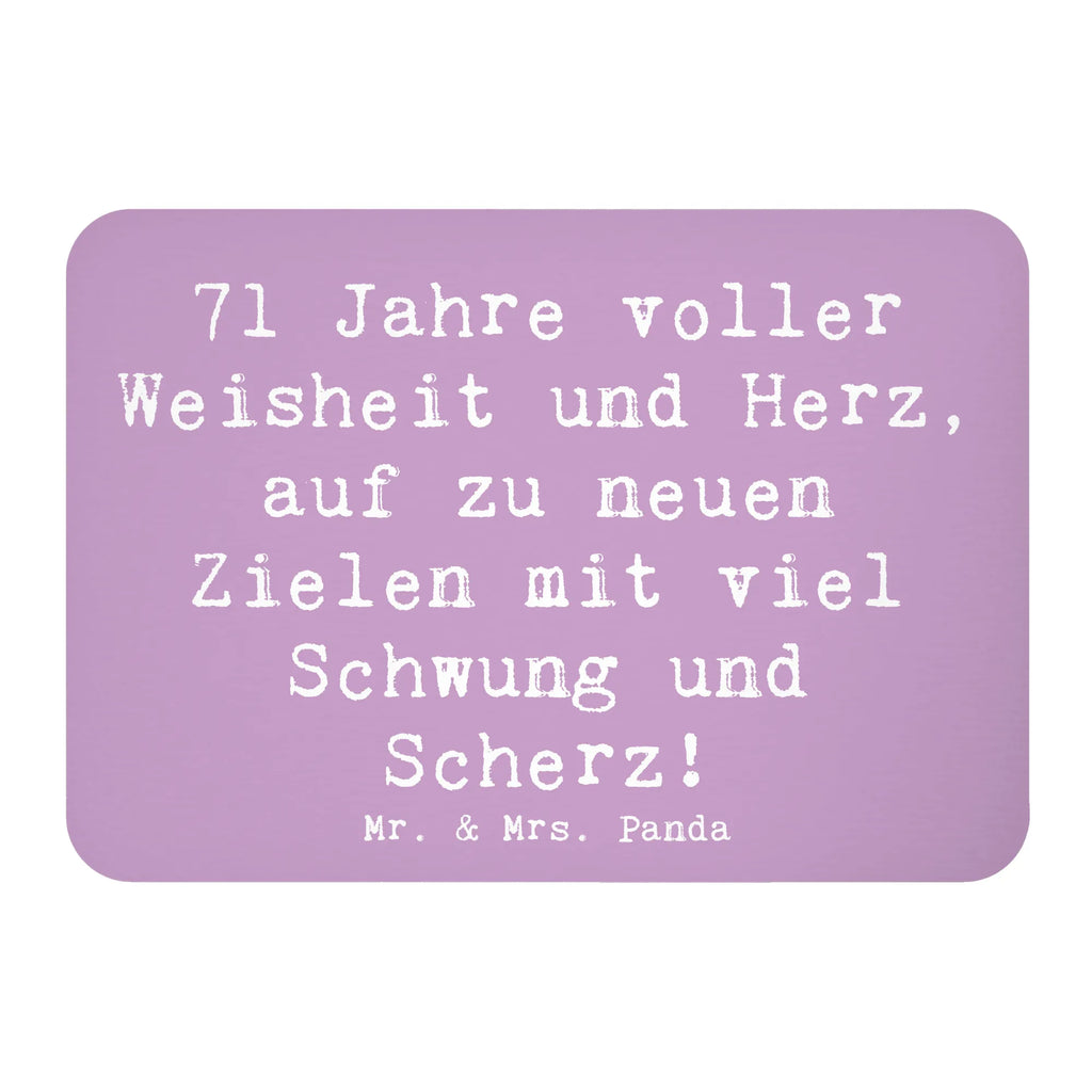 Magnet Spruch 71. Geburtstag Whiteboard Magnet, Kühlschrankmagnet, Souvenir Magnet, Motivmagnete, Kühlschrank Dekoration, Pinnwandmagnet, Dekomagnet, Notiz Magnet, Geburtstag, Geburtstagsgeschenk, Geschenk