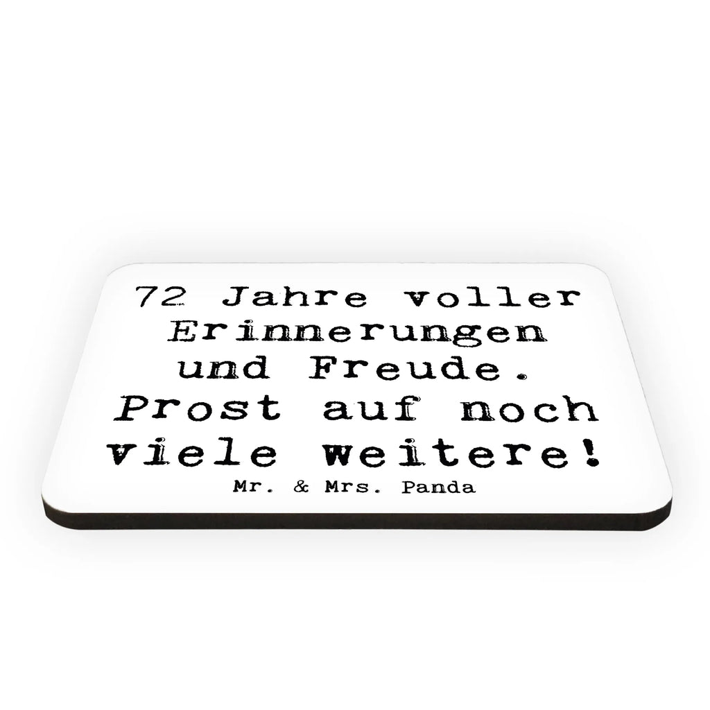 Magnet Spruch 72. Geburtstag Glückwünsche Motivmagnete, Dekomagnet, Notiz Magnet, Whiteboard Magnet, Kühlschrankmagnet, Kühlschrank Dekoration, Pinnwandmagnet, Souvenir Magnet, Geburtstag, Geburtstagsgeschenk, Geschenk