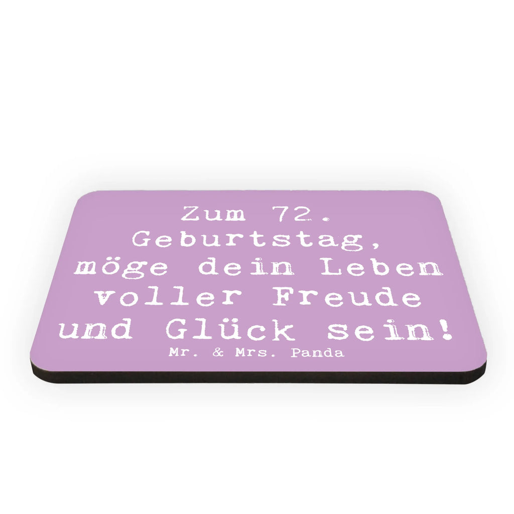 Magnet Spruch 72. Geburtstag Freude Kühlschrank Dekoration, Kühlschrankmagnet, Notiz Magnet, Whiteboard Magnet, Dekomagnet, Pinnwandmagnet, Souvenir Magnet, Motivmagnete, Geburtstag, Geburtstagsgeschenk, Geschenk