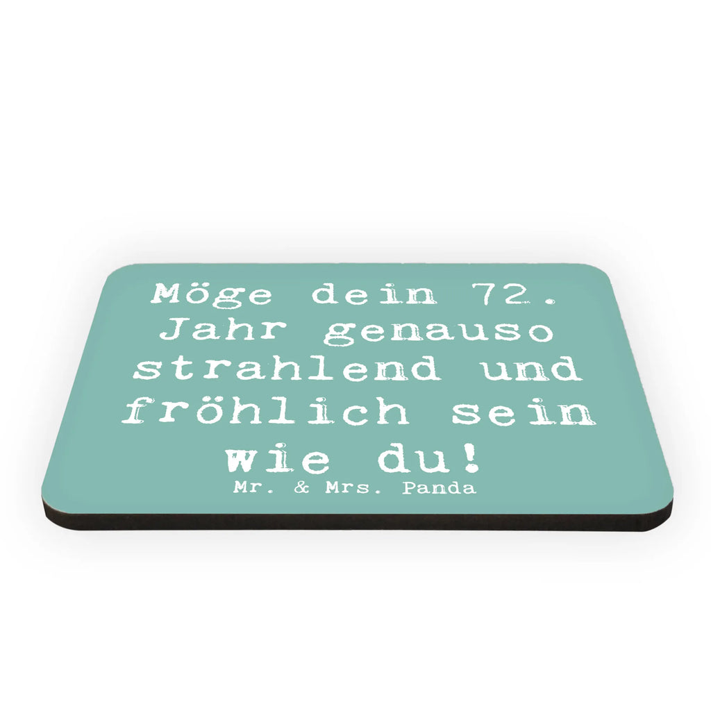 Magnet Saying Möge dein 72. Jahr genauso strahlend und fröhlich sein wie du! Pinnwandmagnet, Motivmagnete, Kühlschrankmagnet, Notiz Magnet, Kühlschrank Dekoration, Dekomagnet, Whiteboard Magnet, Souvenir Magnet, Geburtstag, Geburtstagsgeschenk, Geschenk
