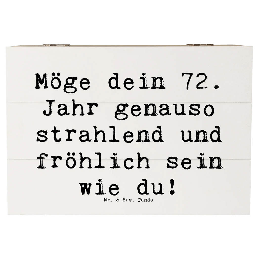 Holzkiste Spruch 72. Geburtstag Freude Glanz Schatzkiste, Schatulle, Erinnerungsbox, XXL, Aufbewahrungsbox, Truhe, Dekokiste, Holzkiste, Erinnerungskiste, Kiste, Geschenkbox, Geschenkdose, Geburtstag, Geburtstagsgeschenk, Geschenk