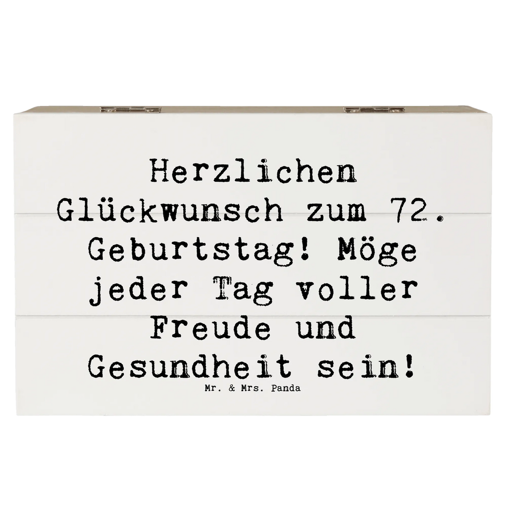 Holzkiste Spruch 72. Geburtstag Holzkiste, Erinnerungskiste, Schatzkiste, Aufbewahrungsbox, Truhe, Geschenkbox, Kiste, Dekokiste, Geschenkdose, Schatulle, Erinnerungsbox, XXL, Geburtstag, Geburtstagsgeschenk, Geschenk