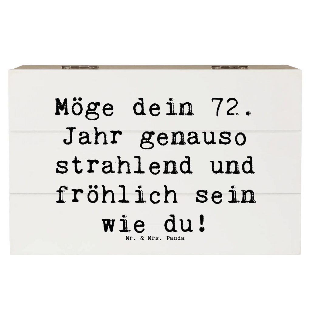 Holzkiste Spruch 72. Geburtstag Freude Glanz Schatzkiste, Schatulle, Erinnerungsbox, XXL, Aufbewahrungsbox, Truhe, Dekokiste, Holzkiste, Erinnerungskiste, Kiste, Geschenkbox, Geschenkdose, Geburtstag, Geburtstagsgeschenk, Geschenk