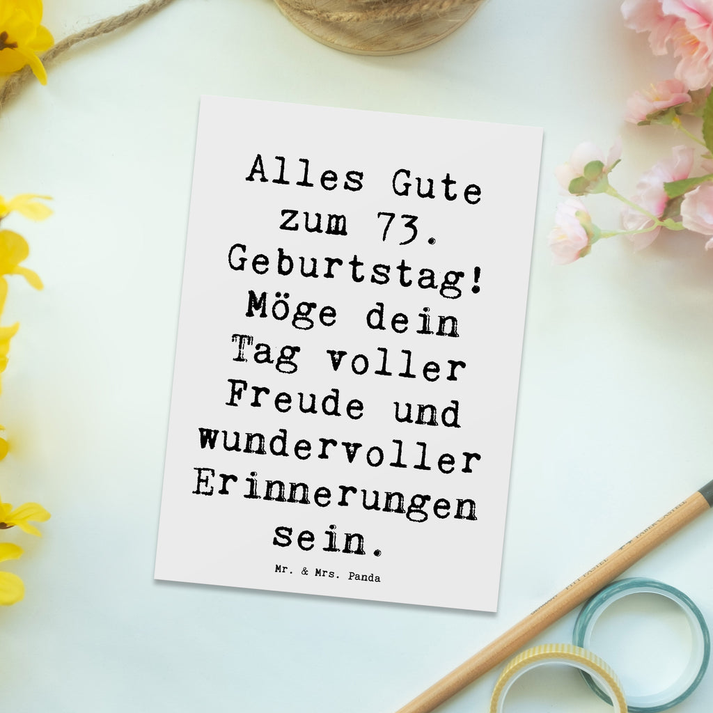 Postkarte Spruch 73. Geburtstag Freude Einladung, Einladung Geburtstag, Grußkarte, Karte, Ansichtskarten, Geschenkkarte, Postkarte, Einladungskarten Geburtstag, Einladungskarte, Ansichtskarte, Geburtstagskarte, Dankeskarte, Geburtstag, Geburtstagsgeschenk, Geschenk