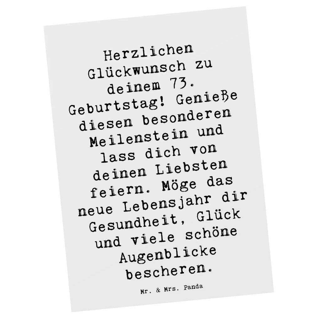 Postkarte Spruch 73. Geburtstag Meilenstein Einladungskarten Geburtstag, Einladung, Einladungskarte, Grußkarte, Karte, Ansichtskarten, Geschenkkarte, Dankeskarte, Ansichtskarte, Geburtstagskarte, Einladung Geburtstag, Postkarte, Geburtstag, Geburtstagsgeschenk, Geschenk