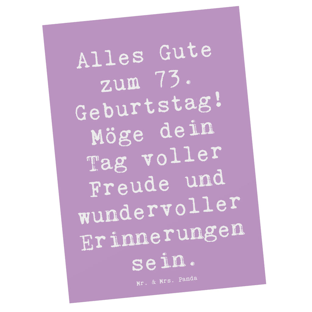 Postkarte Spruch 73. Geburtstag Freude Einladung, Einladung Geburtstag, Grußkarte, Karte, Ansichtskarten, Geschenkkarte, Postkarte, Einladungskarten Geburtstag, Einladungskarte, Ansichtskarte, Geburtstagskarte, Dankeskarte, Geburtstag, Geburtstagsgeschenk, Geschenk