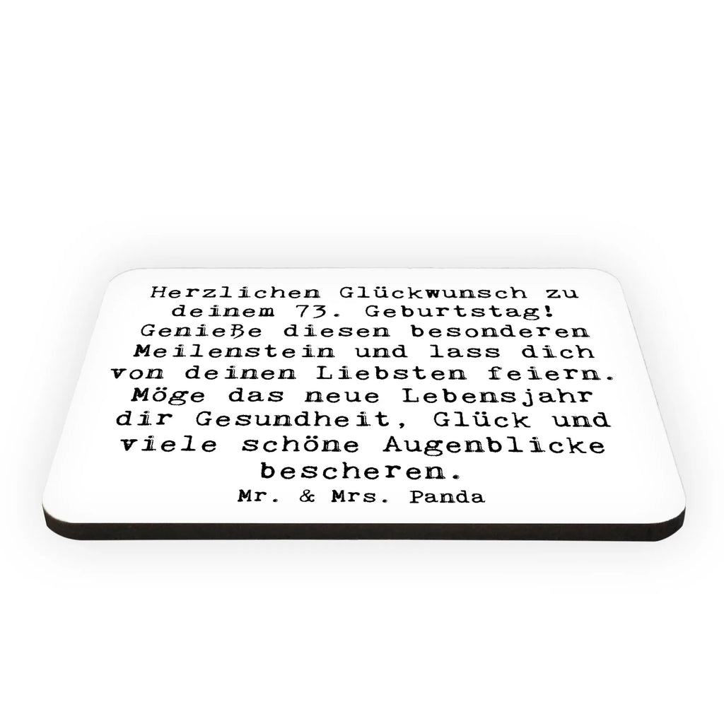 Magnet Spruch 73. Geburtstag Meilenstein Whiteboard Magnet, Souvenir Magnet, Kühlschrankmagnet, Dekomagnet, Motivmagnete, Pinnwandmagnet, Kühlschrank Dekoration, Notiz Magnet, Geburtstag, Geburtstagsgeschenk, Geschenk