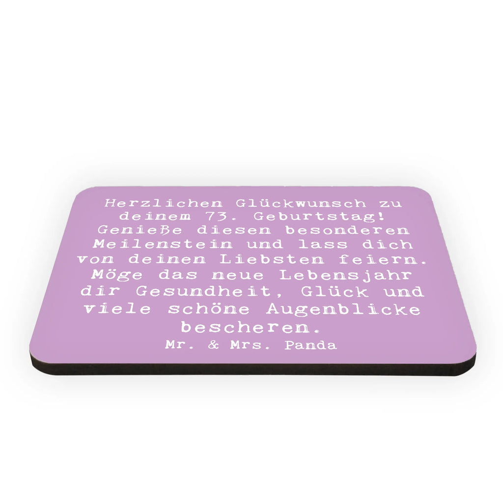 Magnet Spruch 73. Geburtstag Meilenstein Whiteboard Magnet, Souvenir Magnet, Kühlschrankmagnet, Dekomagnet, Motivmagnete, Pinnwandmagnet, Kühlschrank Dekoration, Notiz Magnet, Geburtstag, Geburtstagsgeschenk, Geschenk