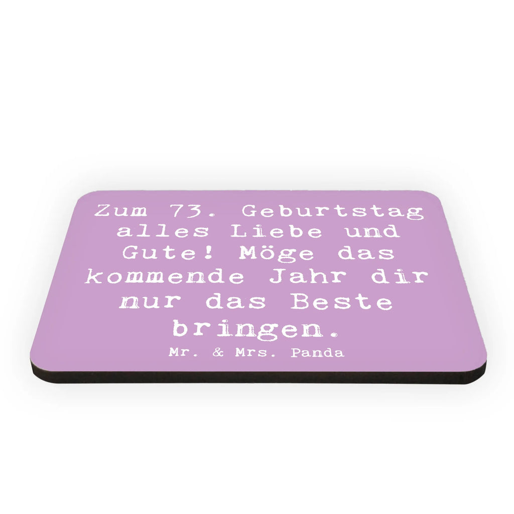 Magnet Spruch 73. Geburtstag Glückwünsche Dekomagnet, Pinnwandmagnet, Souvenir Magnet, Whiteboard Magnet, Kühlschrankmagnet, Kühlschrank Dekoration, Motivmagnete, Notiz Magnet, Geburtstag, Geburtstagsgeschenk, Geschenk