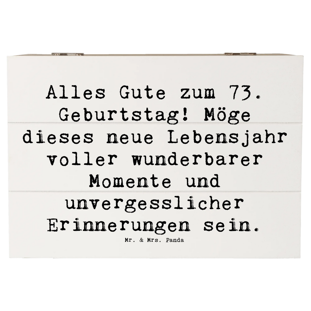 Holzkiste Spruch 73. Geburtstag Schatulle, Truhe, Schatzkiste, Erinnerungsbox, Aufbewahrungsbox, XXL, Kiste, Holzkiste, Geschenkdose, Dekokiste, Erinnerungskiste, Geschenkbox, Geburtstag, Geburtstagsgeschenk, Geschenk