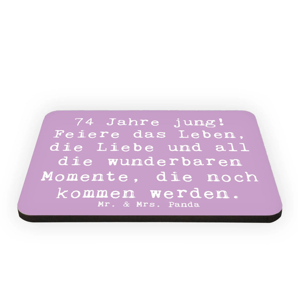 Magnet Spruch 74. Geburtstag Freude Dekomagnet, Pinnwandmagnet, Motivmagnete, Kühlschrankmagnet, Whiteboard Magnet, Kühlschrank Dekoration, Souvenir Magnet, Notiz Magnet, Geburtstag, Geburtstagsgeschenk, Geschenk